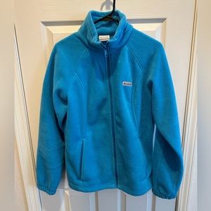Columbia Size Large Women’s Benton Springs Fleece Zip Front Jacket.